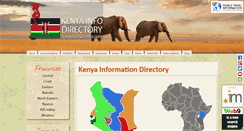 Desktop Screenshot of kenya-info.com